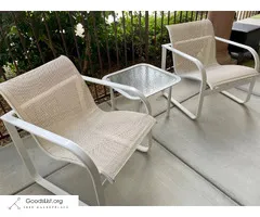 Outdoor CHAIRS & Table