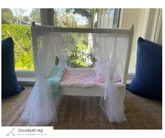 American Girl Doll Canopy Bed