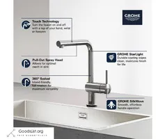 GROHE MINTA TOUCH KITCHEN FAUCET 30218DC1