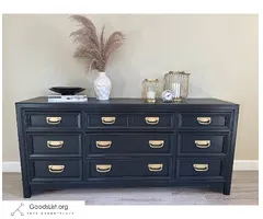 Black Modern Dresser