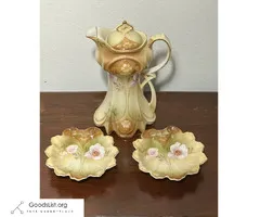 Vintage Art Deco Tea Pot And Candy